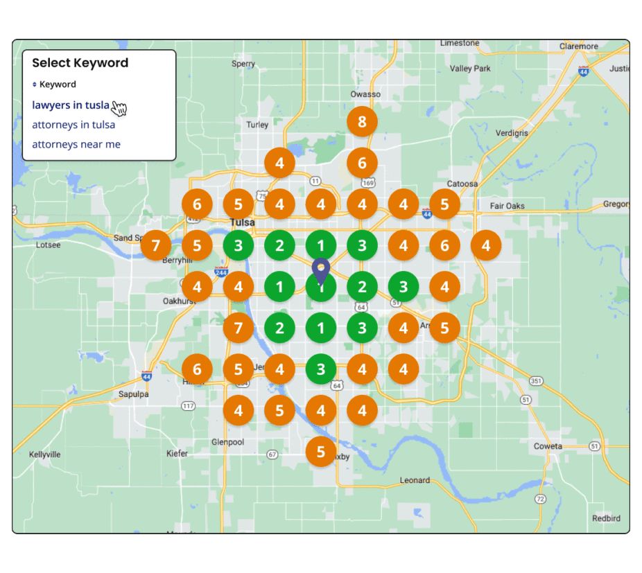 Geo grid tools for visualizing your local seo reports